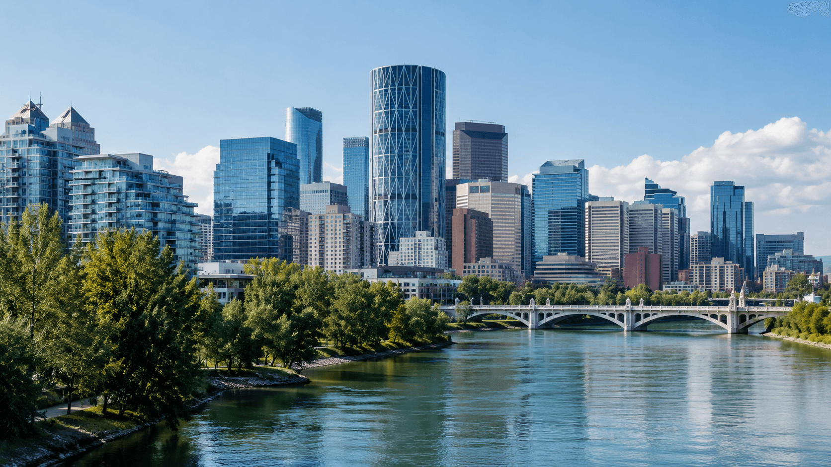 Downtown Calgary, Alberta skyline